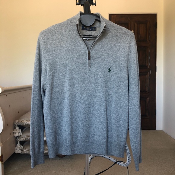 Polo by Ralph Lauren Other - Polo Ralph Lauren Grey Quarter-zip Sweatshirt Polo by Ralph Lauren Other - Polo Ralph Lauren Grey Quarter-zip Sweatshirt